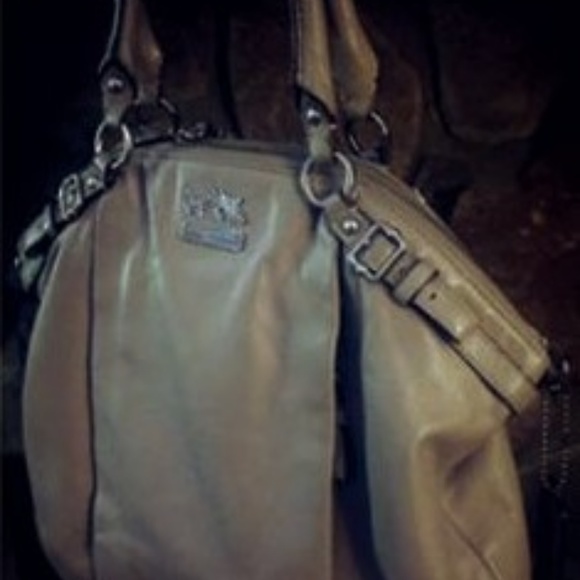 Coach Madison Lindsey Mushroom Satchel - Picture 3 of 5